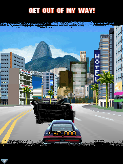 Fast Five the Movie: Official Game (J2ME) screenshot: Taking down an opponent