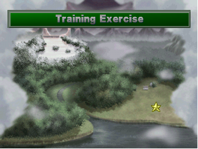 Mobile Armor (PlayStation) screenshot: Story - Training Exercise