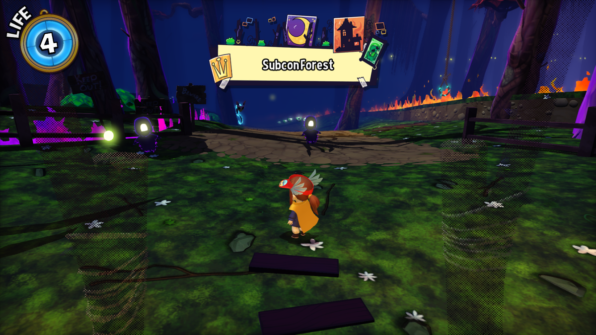 A Hat in Time (Windows) screenshot: Entering Subcon forest