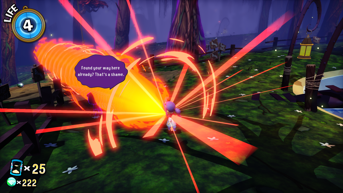 A Hat in Time (Windows) screenshot: Charged projectile attack