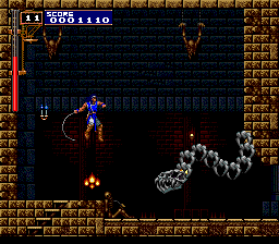 Castlevania: Rondo of Blood (TurboGrafx CD) screenshot: Dude... it's already hot in here. Quit it!