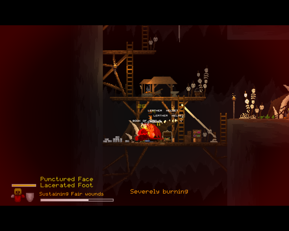 Regions of Ruin (Windows) screenshot: Fighting a goblin shaman.