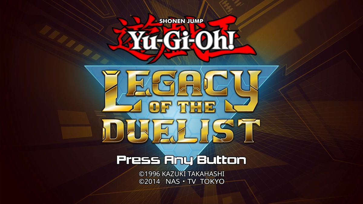 Yu-Gi-Oh!: Legacy of the Duelist (PlayStation 4) screenshot: Title Screen