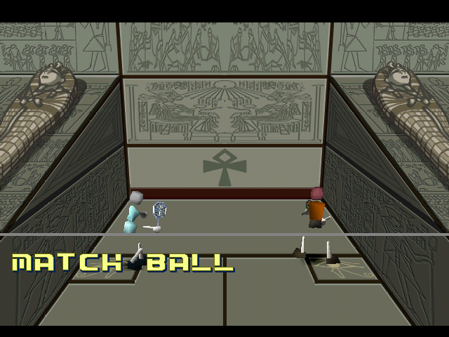 Street Racquetball (PlayStation) screenshot: 2nd game - Match Ball (JP)
