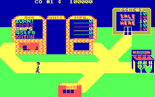 Screenshot of In the Chips (PC Booter, 1983) - MobyGames