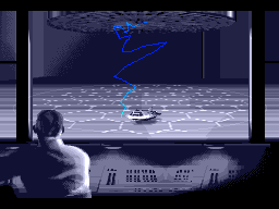 Fantastic Voyage (Amiga) screenshot: Shrunk down!
