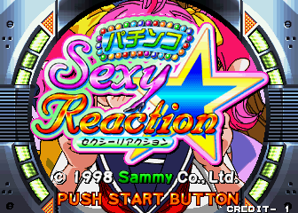 Pachinko Sexy Reaction (Arcade) screenshot: Title screen