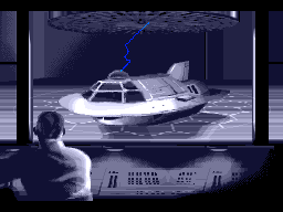 Fantastic Voyage (Amiga) screenshot: The sub to be used in the voyage.