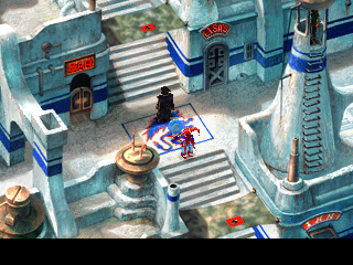 Chrono Cross (PlayStation) screenshot: The city of Termina - gorgeous, yet very small