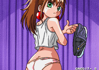 Pachinko Sexy Reaction (Arcade) screenshot: Striptease