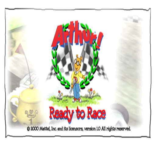 Arthur! Ready to Race (PlayStation) screenshot: Title screen