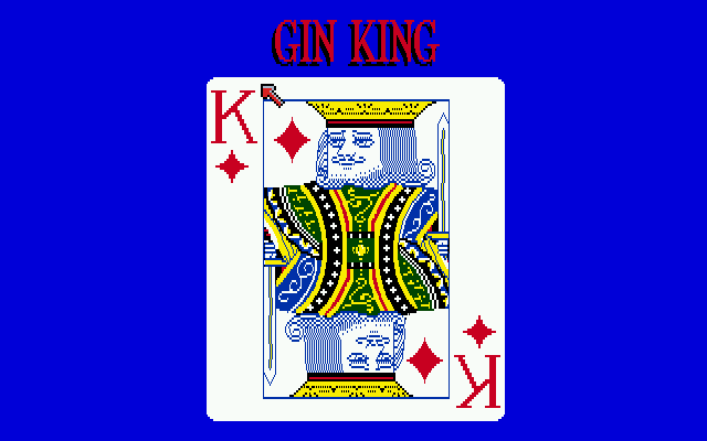 Cribbage King / Gin King (Amiga) screenshot: Gin King intro picture, Cribbage King uses the same.