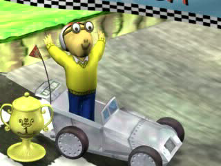 Arthur! Ready to Race (PlayStation) screenshot: Cutscene - dreaming