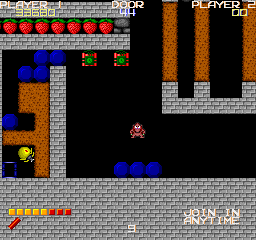 Dangerous Dungeons (Arcade) screenshot: Time bombs to collect