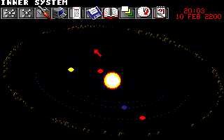 Millennium: Return to Earth (Amiga) screenshot: Sending ships on the orbit.