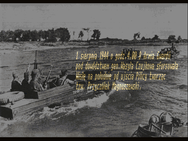 Studzianki 1944: Zanim Lufy Pokryje Rdza (DOS) screenshot: Historical background