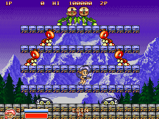 Metal Saver (Arcade) screenshot: Game starts