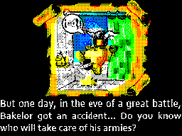 Knights & Demons (ZX Spectrum) screenshot: Intro, pt 2