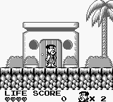 The Flintstones: King Rock Treasure Island (Game Boy) screenshot: Let's go.