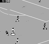FIFA Soccer 96 (Game Boy) screenshot: On the attack.