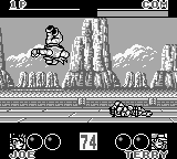 Fatal Fury 2 (Game Boy) screenshot: Knocked you down.