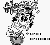 Hugo 2 (Game Boy) screenshot: Title Screen.