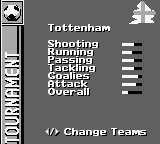 FIFA Soccer 96 (Game Boy) screenshot: Select your team.
