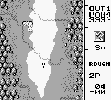 Ultra Golf (Game Boy) screenshot: Can you see the ball? Good.
