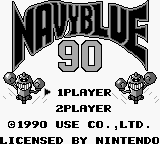 Kaisen Game: NavyBlue '90 (Game Boy) screenshot: Title Screen.