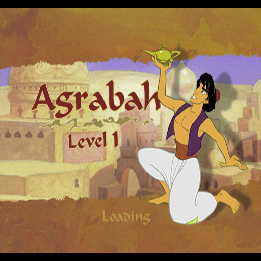 Disney's Aladdin in Nasira's Revenge (PlayStation) screenshot: Now the real game can commence