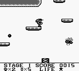 Max (Game Boy) screenshot: Losing your shell.