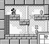 Mickey Mouse: Magic Wands! (Game Boy) screenshot: Got part of Donald's face.