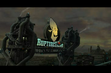 Oddworld: Abe's Oddysee (PlayStation) screenshot: Atmospheric intro animation: the view of Rapture Farms...