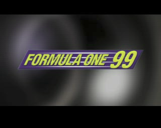 Formula One 99 (PlayStation) screenshot: After the video sequence at the start of the game the title screen is displayed