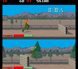 Boot Camp (Arcade) screenshot: Assault Course.