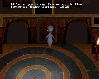 Casper (PlayStation) screenshot: Caspar does not say a great deal. All information is displayed like this