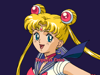 Pretty Soldier: Sailor Moon (Arcade) screenshot: Sailor Moon