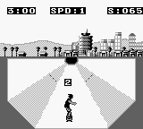 Skate or Die: Tour de Thrash (Game Boy) screenshot: Ready to skate.