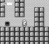 Spud's Adventure (Game Boy) screenshot: Baddy to kill.