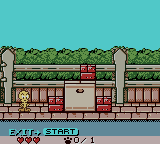 Tweety's High-Flying Adventure (Game Boy Color) screenshot: Jump the boxes.