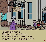 Tweety's High-Flying Adventure (Game Boy Color) screenshot: Start of your adventure.