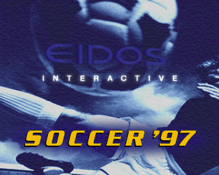 Soccer '97 (PlayStation) screenshot: It's not on screen long but this is the game's title screen.