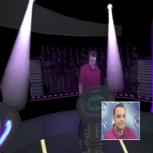 Weakest Link (PlayStation) screenshot: When the voting is finished the presenter asks one of the AI players why they voted as they did. followed by sarcastic remarks to the loser. As the loser exits a video sequence shows their response