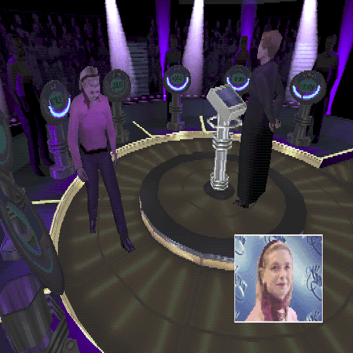Weakest Link (PlayStation) screenshot: Voted out of the game by the AI contestants! Now if ever there was motivation to hack a game - this is it.