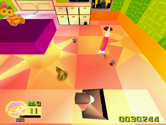Rat Attack! (Windows) screenshot: Third stage: bedroom