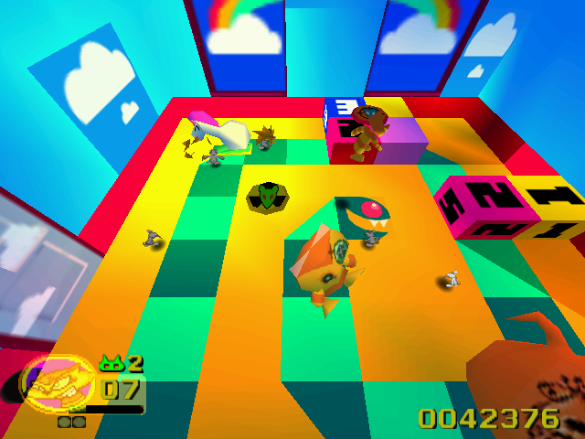 Rat Attack! (Windows) screenshot: Fourth stage: play room