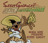 Speedy Gonzales: Aztec Adventure (Game Boy Color) screenshot: Title Screen.