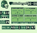 Madden 97 (Game Boy) screenshot: Select your play