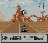 Suzuki Alstare Extreme Racing (Game Boy Color) screenshot: Finished.
