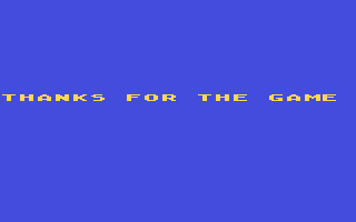 T.G.I.F. (Atari 8-bit) screenshot: See You next time